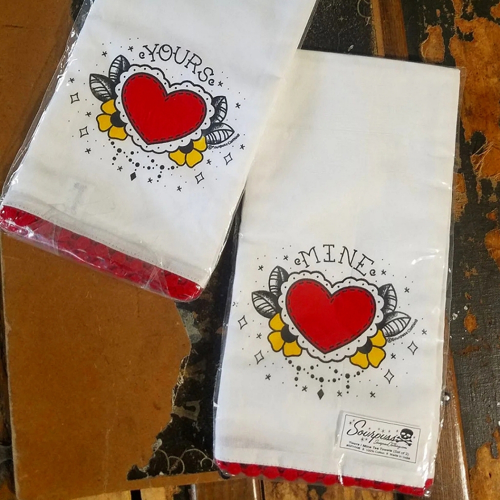 Yours & Mine tea towels